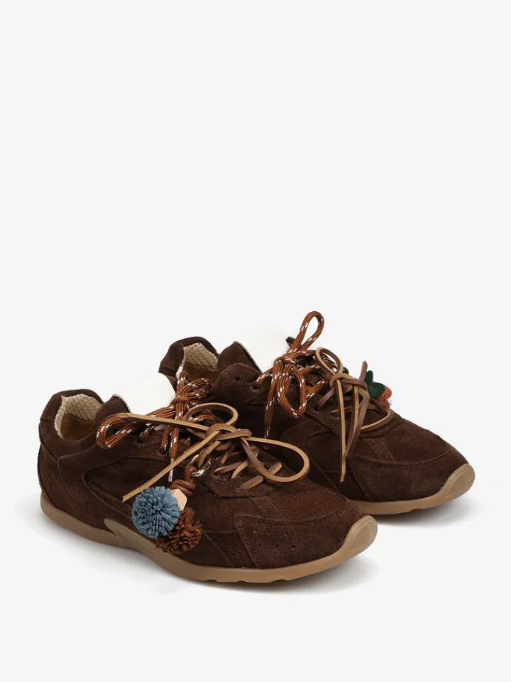 HEGO'S MILANO BRĄZOWE SNEAKERSY