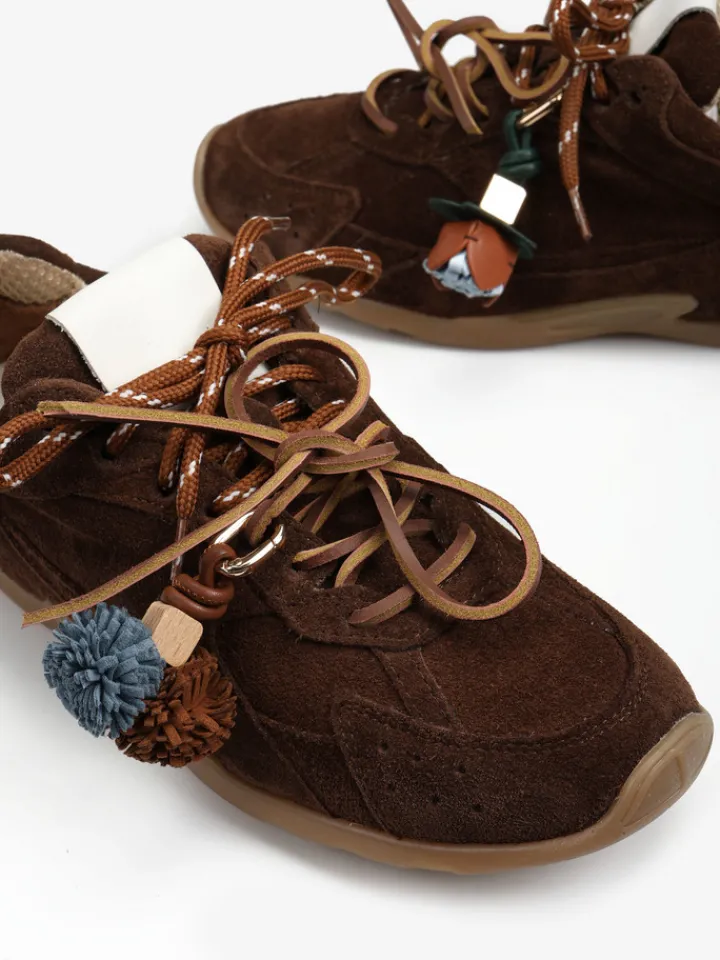 HEGO'S MILANO BRĄZOWE SNEAKERSY