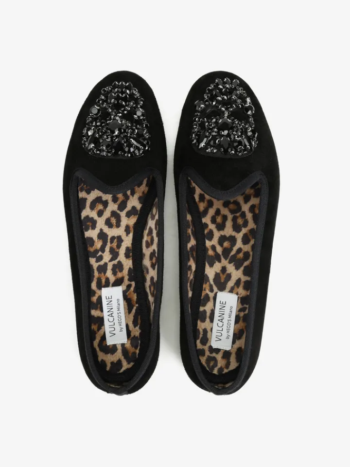 VULCANINE BY HEGO'S MILANO CZARNE BALERINY HEGO'S MILANO
