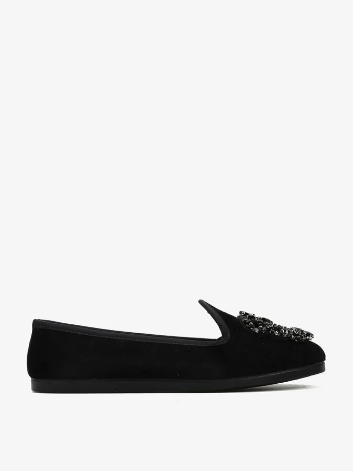 VULCANINE BY HEGO'S MILANO CZARNE BALERINY HEGO'S MILANO