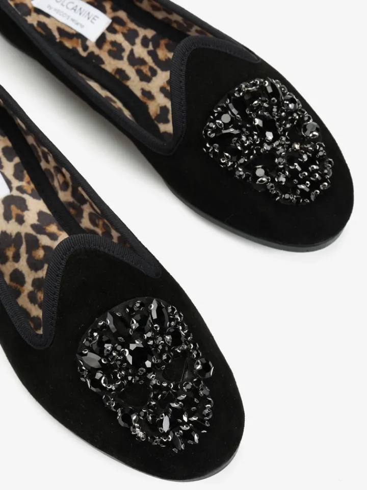 VULCANINE BY HEGO'S MILANO CZARNE BALERINY HEGO'S MILANO