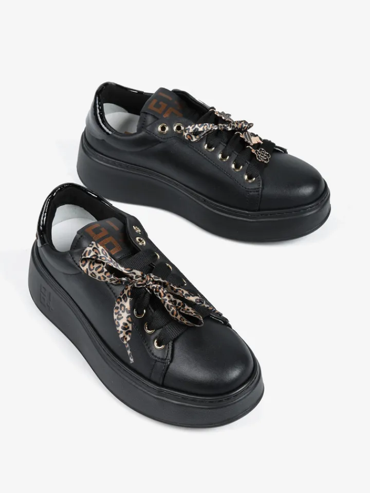 CZARNE SNEAKERSY GIO+