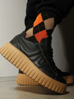 HEGO'S MILANO CZARNE SNEAKERSY