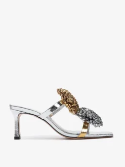 HEGO'S MILANO ELEGANCKIE KLAPKI Z KWADRATOWYMI NOSKAMI