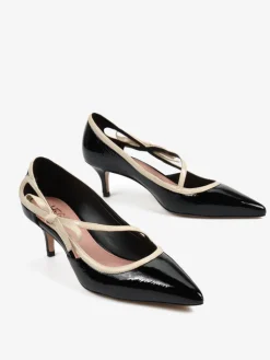 HEGO'S MILANO ELEGANCKIE SZPILKI Z KOKARDKĄ