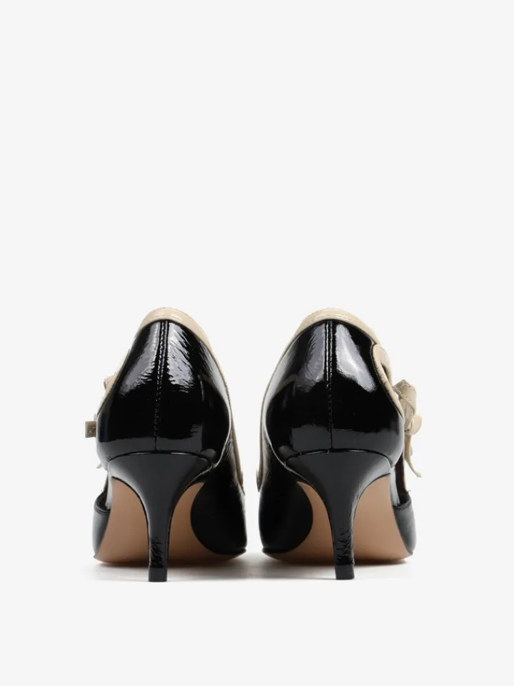 HEGO'S MILANO ELEGANCKIE SZPILKI Z KOKARDKĄ