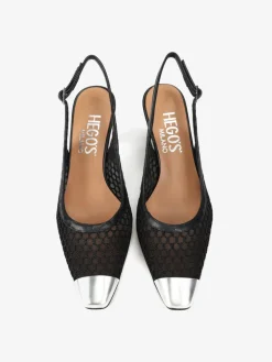 HEGO'S MILANO ELEGANCKIE SZPILKI Z METALOWYM NOSKIEM