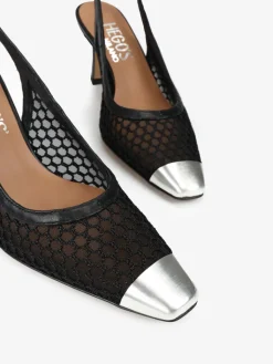 HEGO'S MILANO ELEGANCKIE SZPILKI Z METALOWYM NOSKIEM