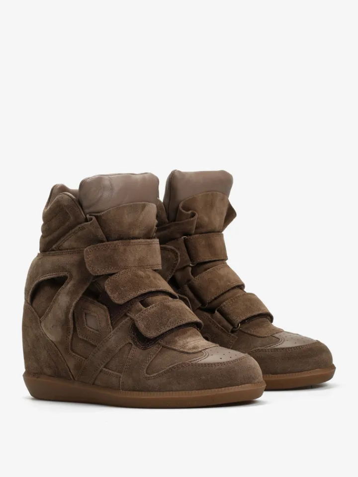 HEGO'S MILANO ZAMSZOWE SNEAKERSy Z UKRYTĄ KOTURNĄ